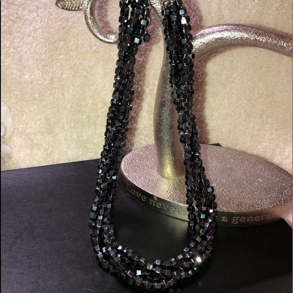 Hematite Multi Strand Necklace - image 8